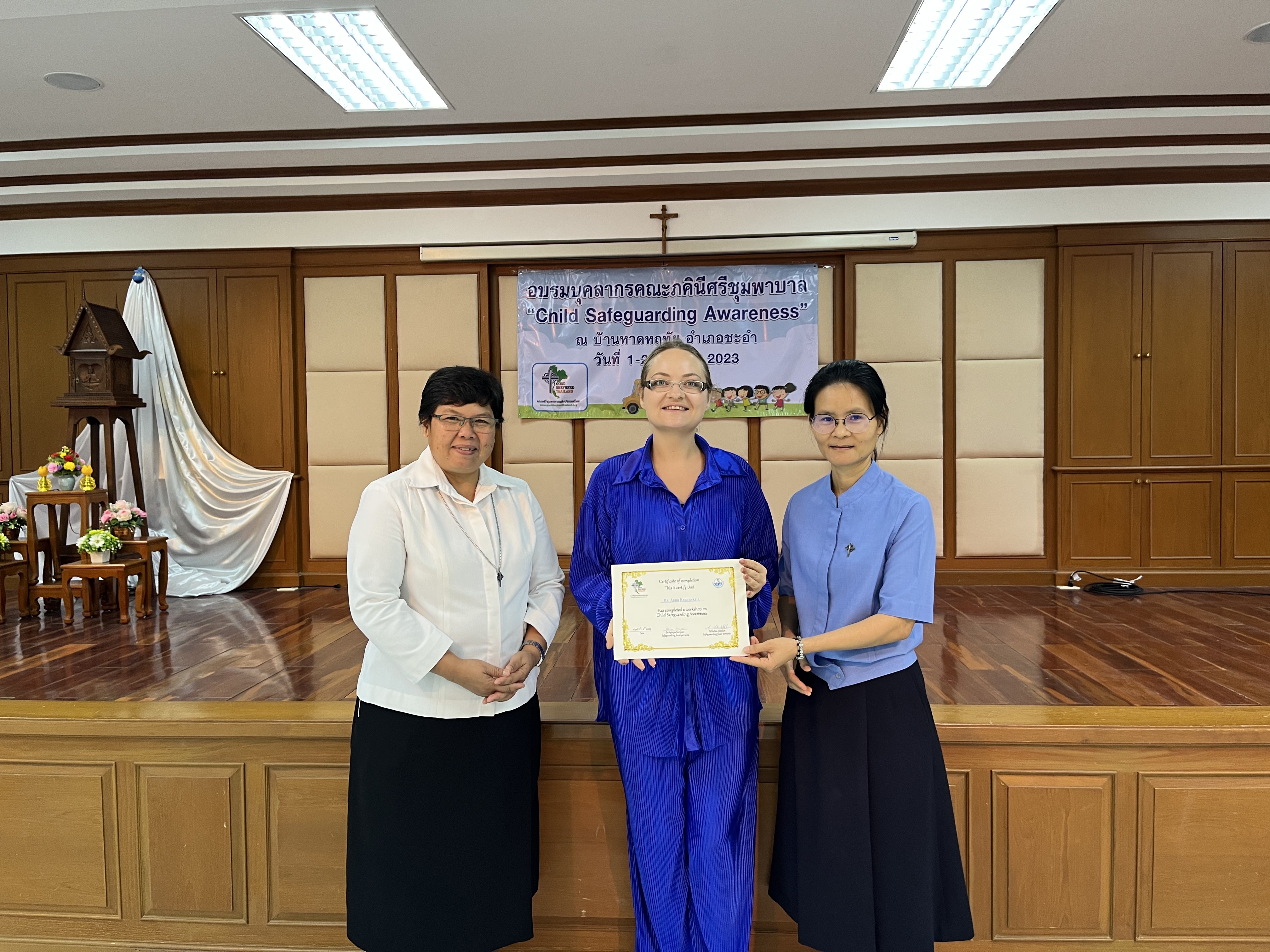 Holistic Empowerment: Good Shepherd Thailand Welcomes Ms. Anna Neya for Meditation Certification Session